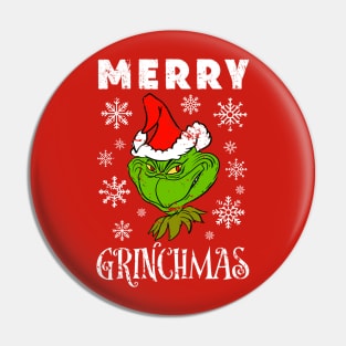 Merry Grinchmas Pin