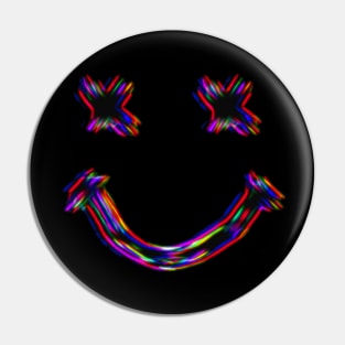 Smile Face Neon Glow Pin