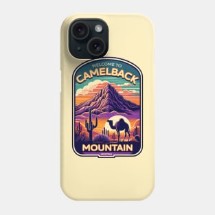 Arizona Sunset Camelback Mountain Vintage Phone Case
