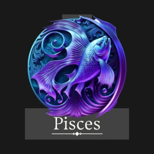 Pisces Zodiac - Classic Designe T-Shirt