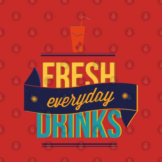 Drinks Tshirt by KMLdesign