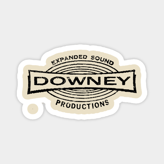 Downey Records Magnet by MindsparkCreative