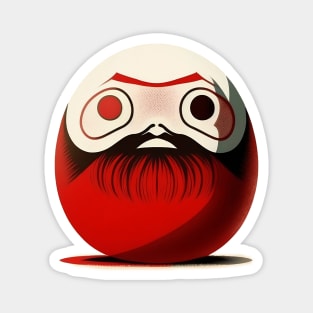 Daruma Doll  No. 1: The Japanese Doll For Good Fortune Magnet