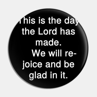 Psalm 118:24 NLT Pin