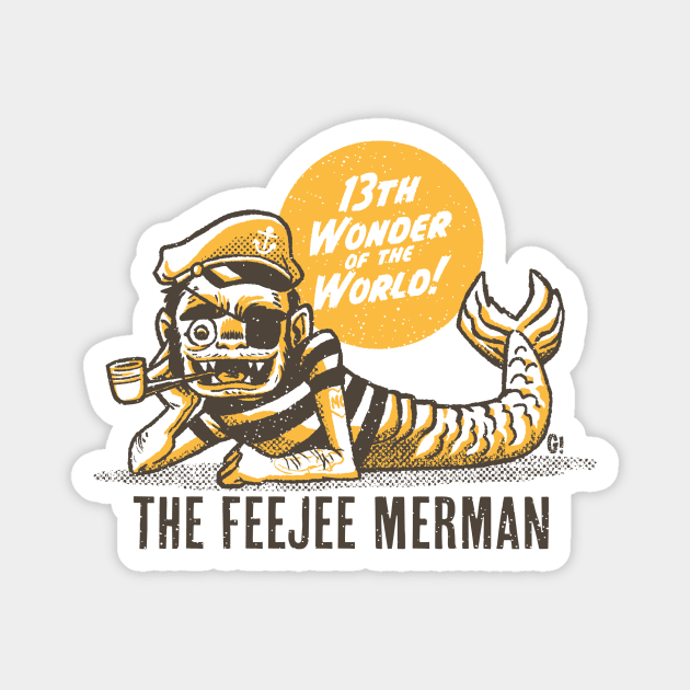 the FeeJee Merman Magnet by GiMETZCO!