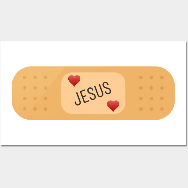 Christ Aid Love Bandages {Small Wall Tapestry} Christ Aid Love Bandages {Small Wall Tapestry}