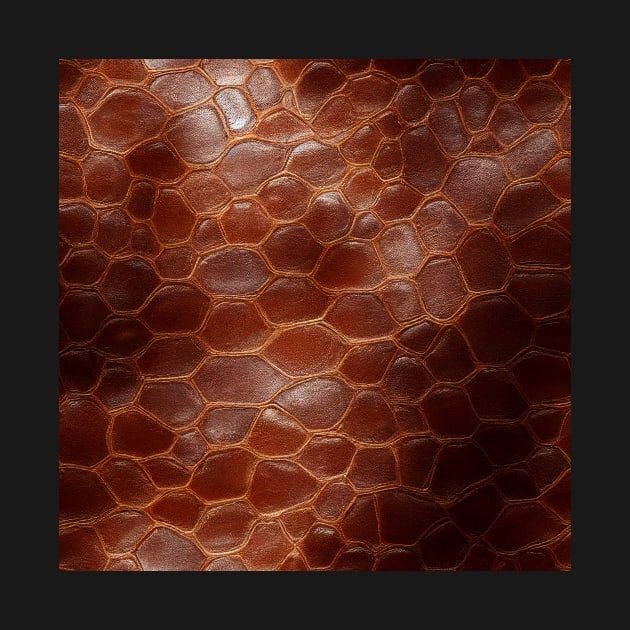 Brown Imitation leather, natural and ecological leather print #28 by Endless-Designs