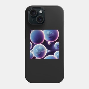 Sacred Geometry Crystal Pattern Phone Case