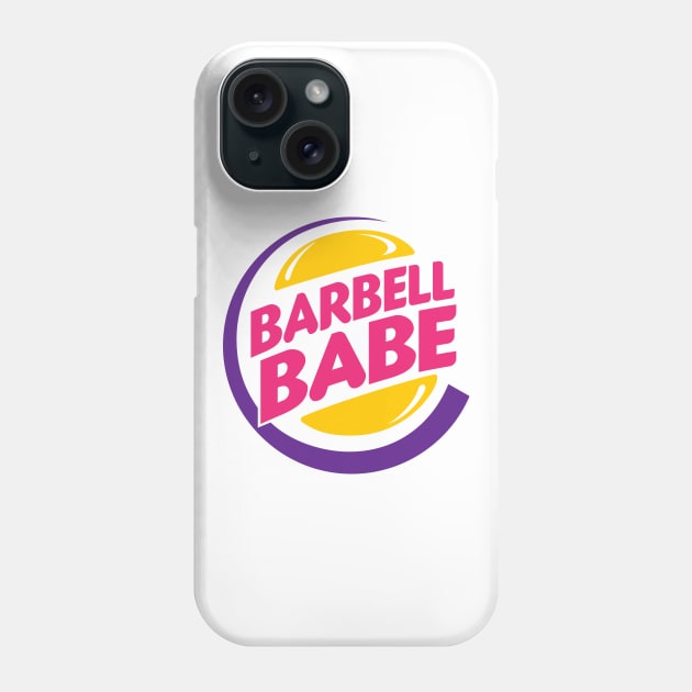 Barbell Babe Phone Case by brogressproject