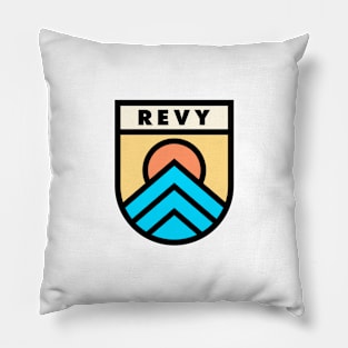 Revy BC Retro Badge Pillow