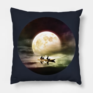 Moonlight Kayaking Pillow