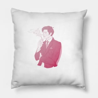 James (pink) Pillow