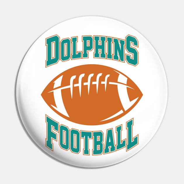 Miami Dolphins Football Club Pin by Cemploex_Art