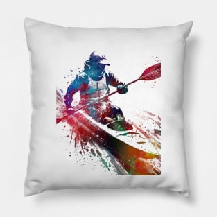 Kayaking sport #kayaking Pillow