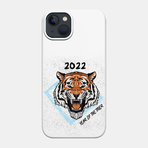 2022 Year of The Tiger - black - 2022 - Phone Case