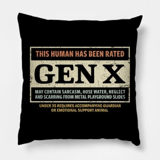 Rated Gen X Pillow