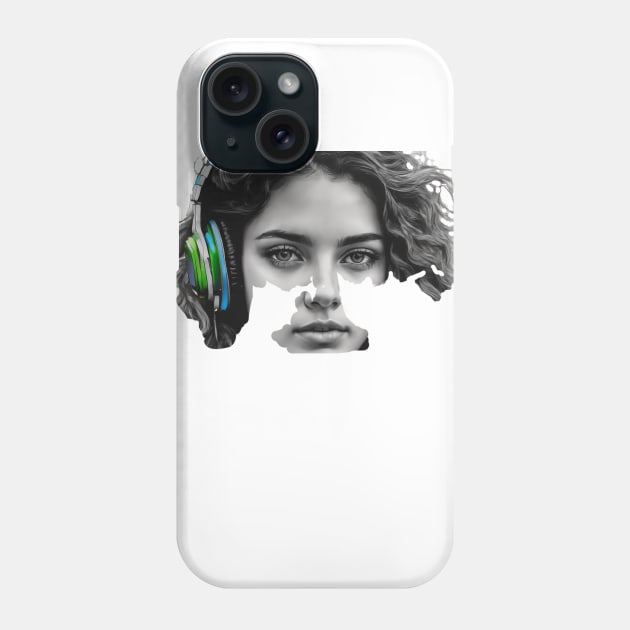 music and women Phone Case by TrvlAstral