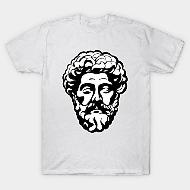 Marcus Aurelius Portrait - Marcus Aurelius - T-Shirt | TeePublic