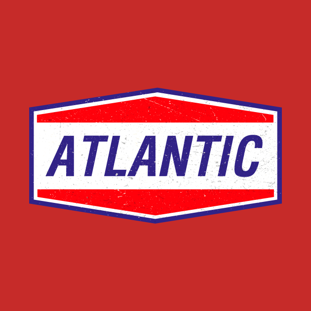 Atlantic gasoline vintage sign logo 1960 Gas And Oil Kids TShirt