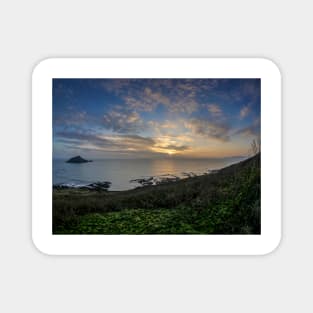 Wembury Point Sunset Magnet