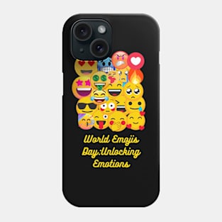 World emojis day Phone Case