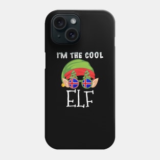 Christmas  I'm The Cool Icelandic Elf - Gift for Icelandic From Iceland Phone Case