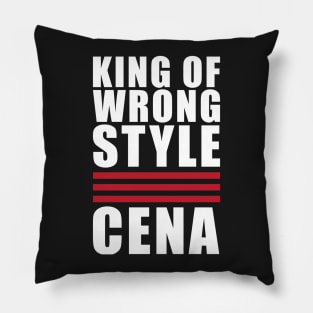 King of Wrong Style Pillow