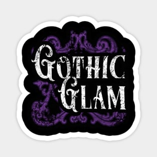 Gothic Glam - Mystique Vintage Swirl Design Magnet