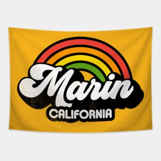 Groovy Rainbow Marin California Tapestry