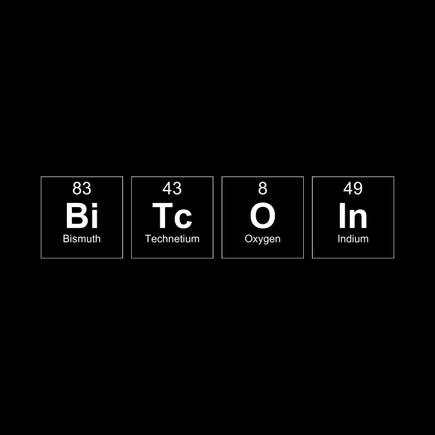 Bitcoin in Periodic Table by cryptogeek