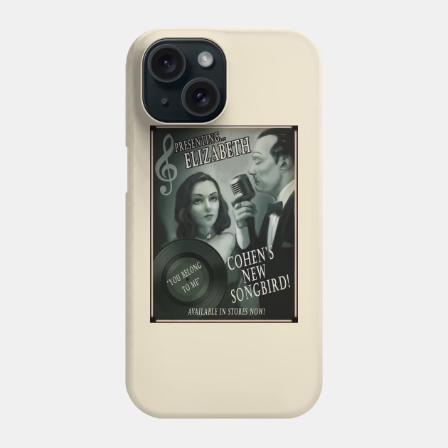 Bioshock Elizabeth and Songbird Poster Phone Case by gruntcooker