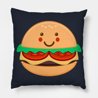 Kawaii Burger Pillow