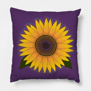 Sunny Sunflower Pillow