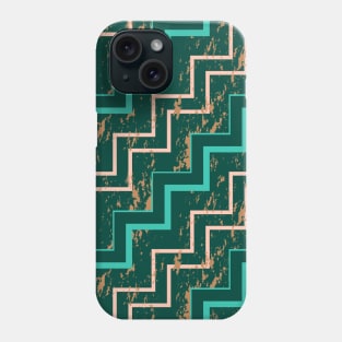 Marbling zig zag Phone Case