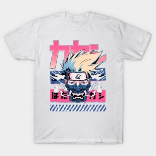  Naruto Shippuden Kakashi Tobi Split Face T-Shirt : Clothing,  Shoes & Jewelry