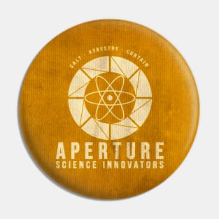 Orange Grungy Aperture Jumpsuit Pin