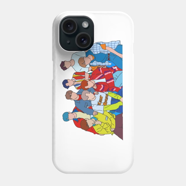 Ateez Treasure Ep.3: One to All Lineart Phone Case by seouffle