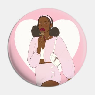 Heart Eyes Pin