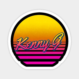 Kenny G Personalized Name Birthday Retro 80s Styled Gift Magnet