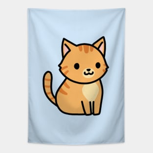 Orange Tabby Cat Tapestry