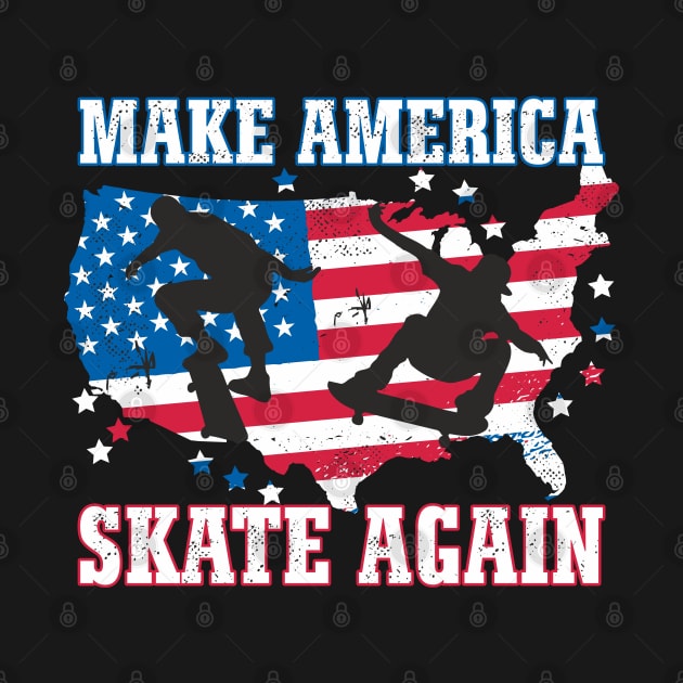 Skater Make America Skate Again by FloraLi