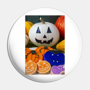 Halloween Pumpkins And Cookies Pin