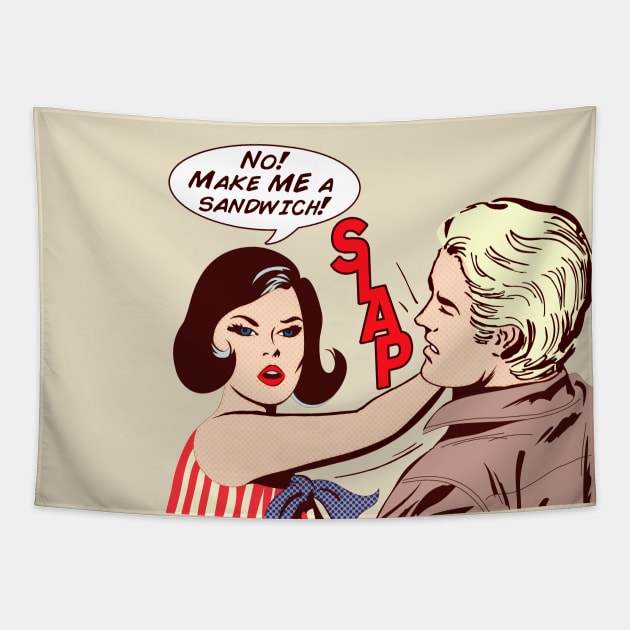 Make Me A Sandwich Tapestry by n23tees