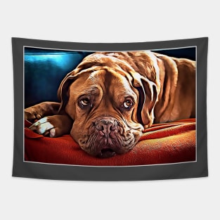 Cute Bulldog Tapestry