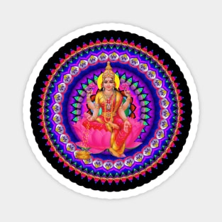 Mandala Magic - Lakshmi's Rainbow Delight Magnet