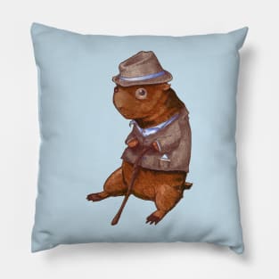 Cornwallace, Gentleman Wombat Pillow