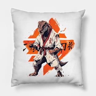 karate dino Pillow