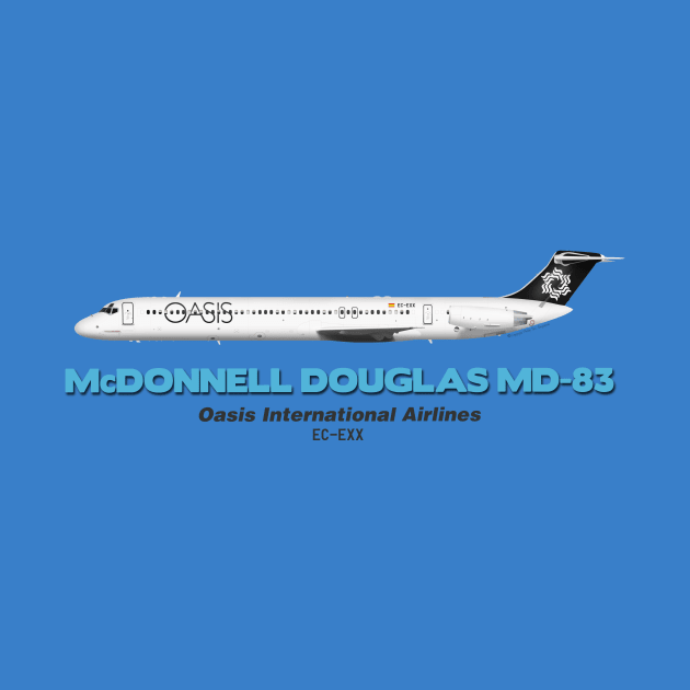 McDonnell Douglas MD-83 - Oasis International Airlines by TheArtofFlying