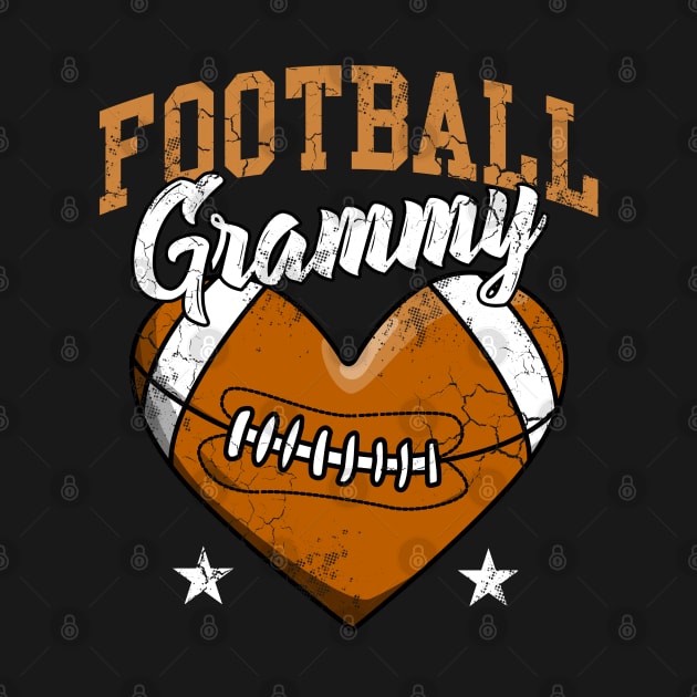 Football Grammy Grandma Grandmother by E