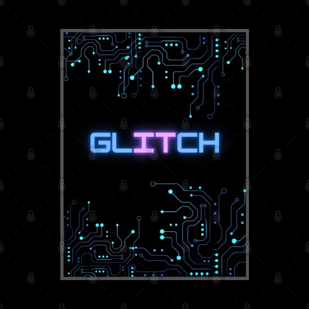 Glitch It - Cyberpunk Design (Plate) by ApexDesignsUnlimited